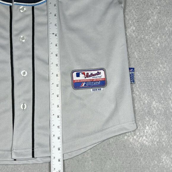 Tampa Bay Rays MLB Authentic Majestic Jersey Evan Longoria #3 Men SZ 48 Medium - Picture 7 of 11